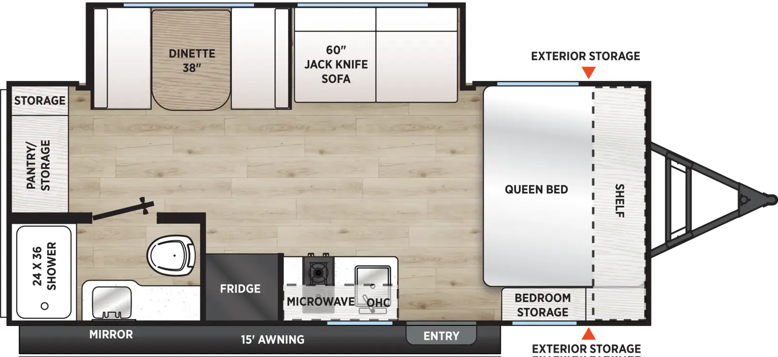 Catalina Summit Series 7 184MKS floorplan