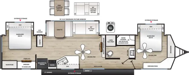 40BHTS2Q Floorplan Image