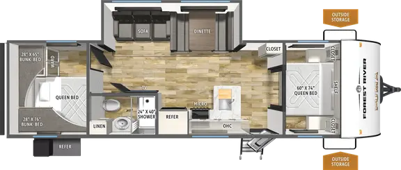 303BHCE Floorplan Image