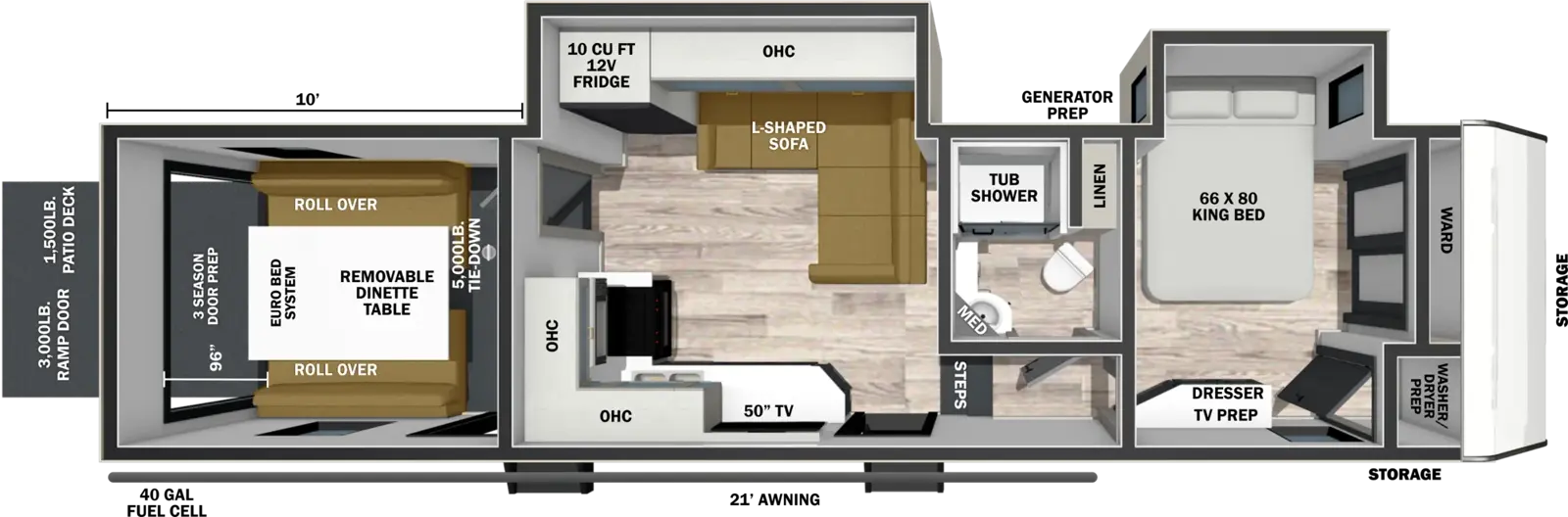 Xlr Boost 310BX Floorplan