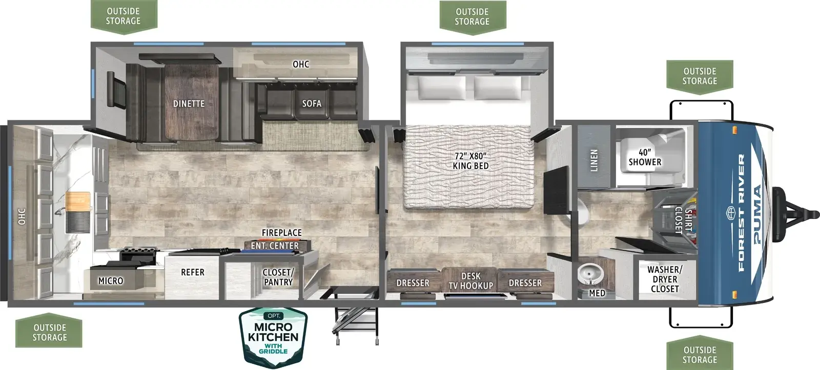 Puma 310RK - DSO Floorplan