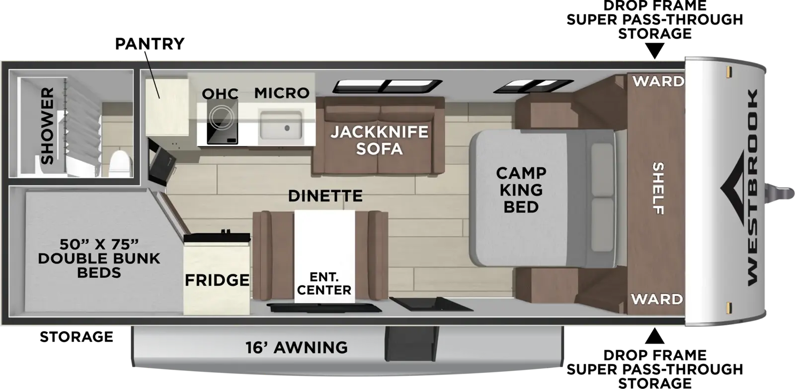 Westbrook 25BHCC Floorplan