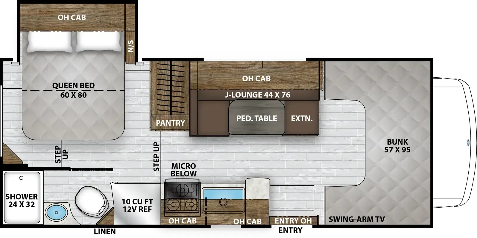 Leprechaun 210RSS Floorplan
