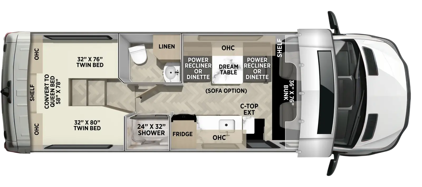 Cross Trail 26TB floorplan