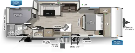 260BHFGC Floorplan Image