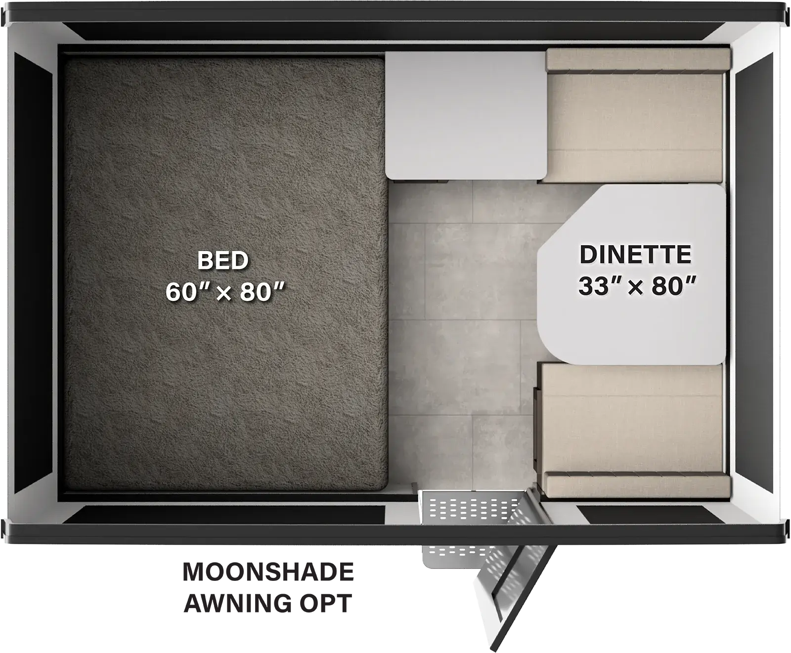 Flagstaff Tent F171OTG Floorplan