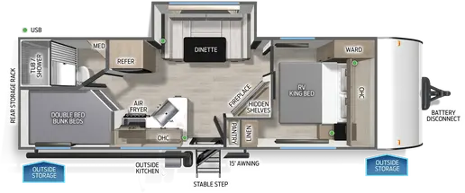 231BHC Floorplan Image