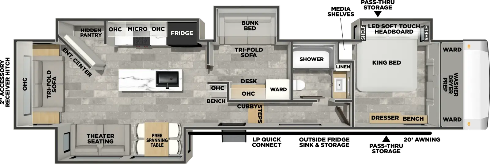 Phoenix 36FLEX floorplan