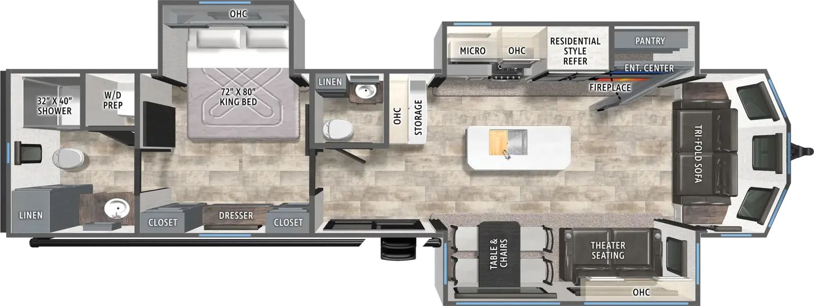 Puma Vista 38VFL Floorplan