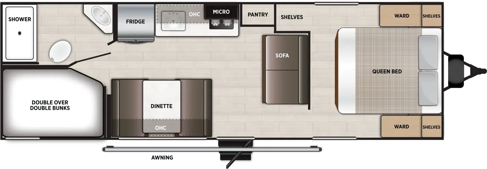 Salem Fsx 260BHLE Floorplan