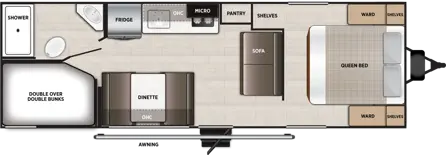 260BHLE Floorplan Image