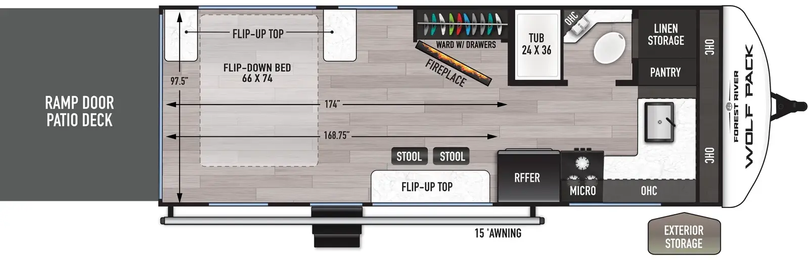 Wolf Pack 21-14 Floorplan