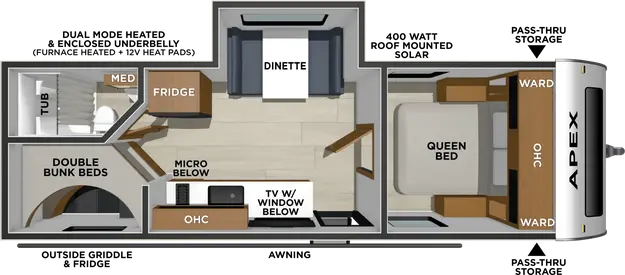 228BHS Floorplan Image