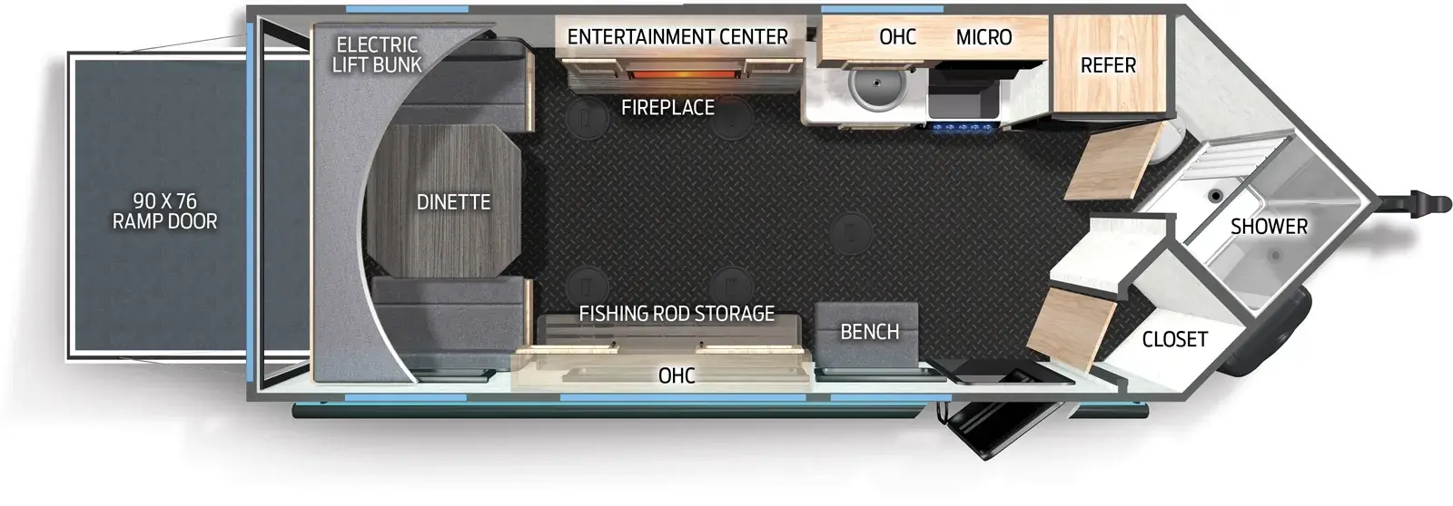 Cascade 17THHC Floorplan
