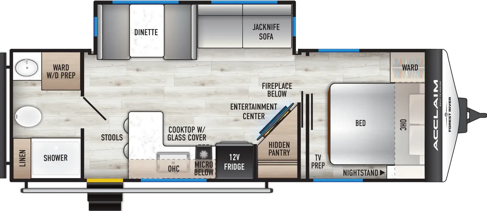 Acclaim 26RB floorplan