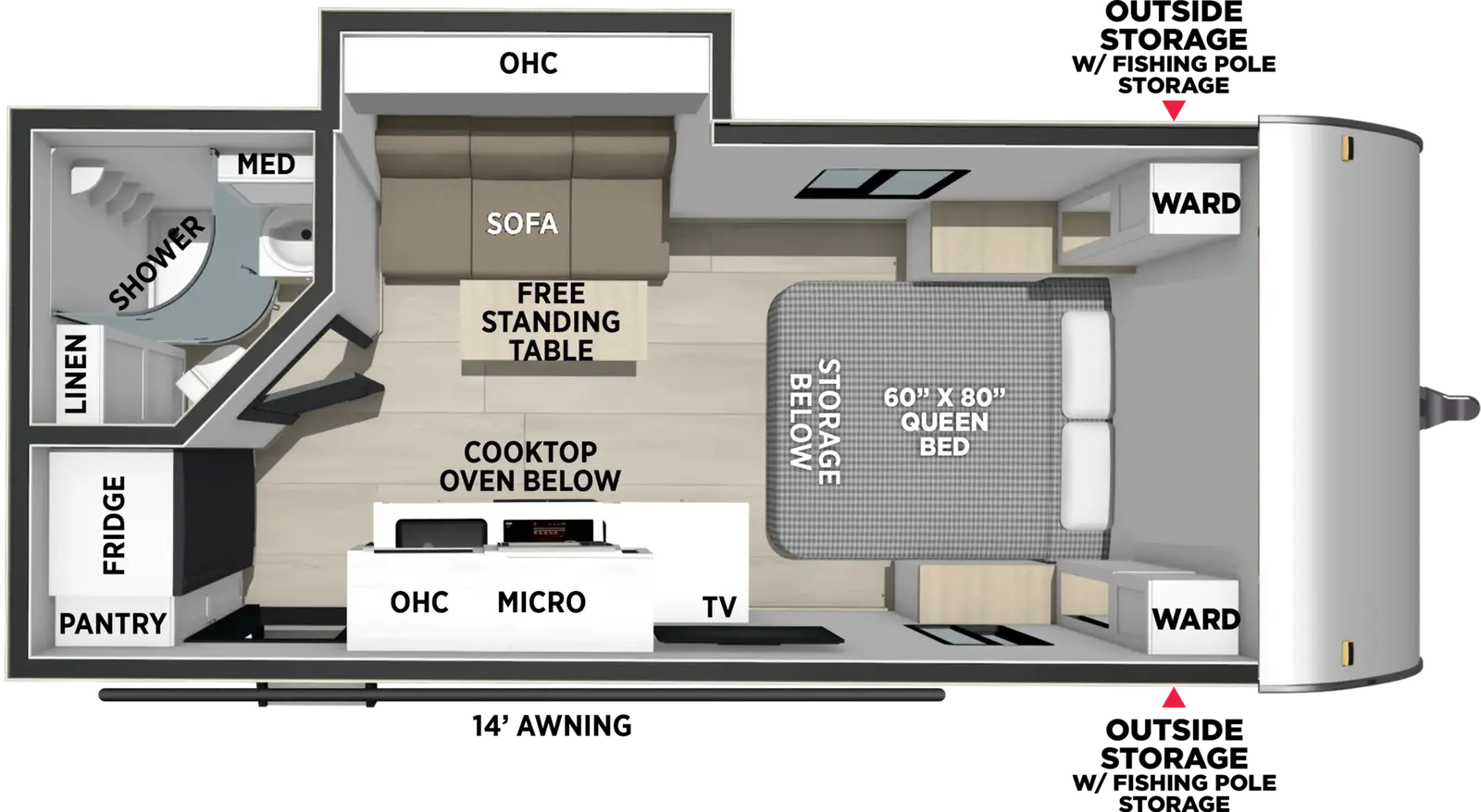 Freedom Express Select 19SE floorplan