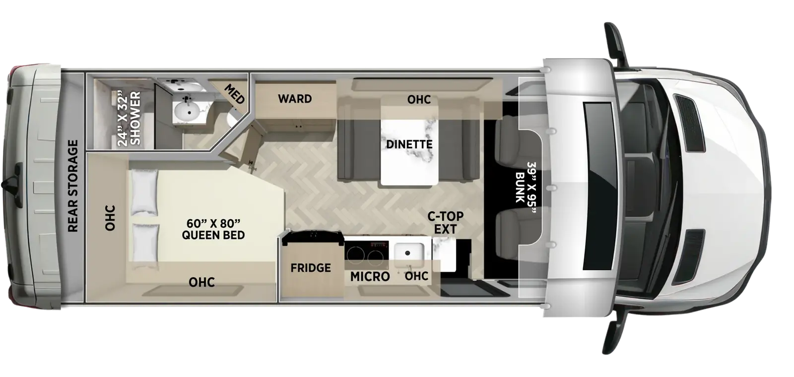 Cross Trail 23XG floorplan