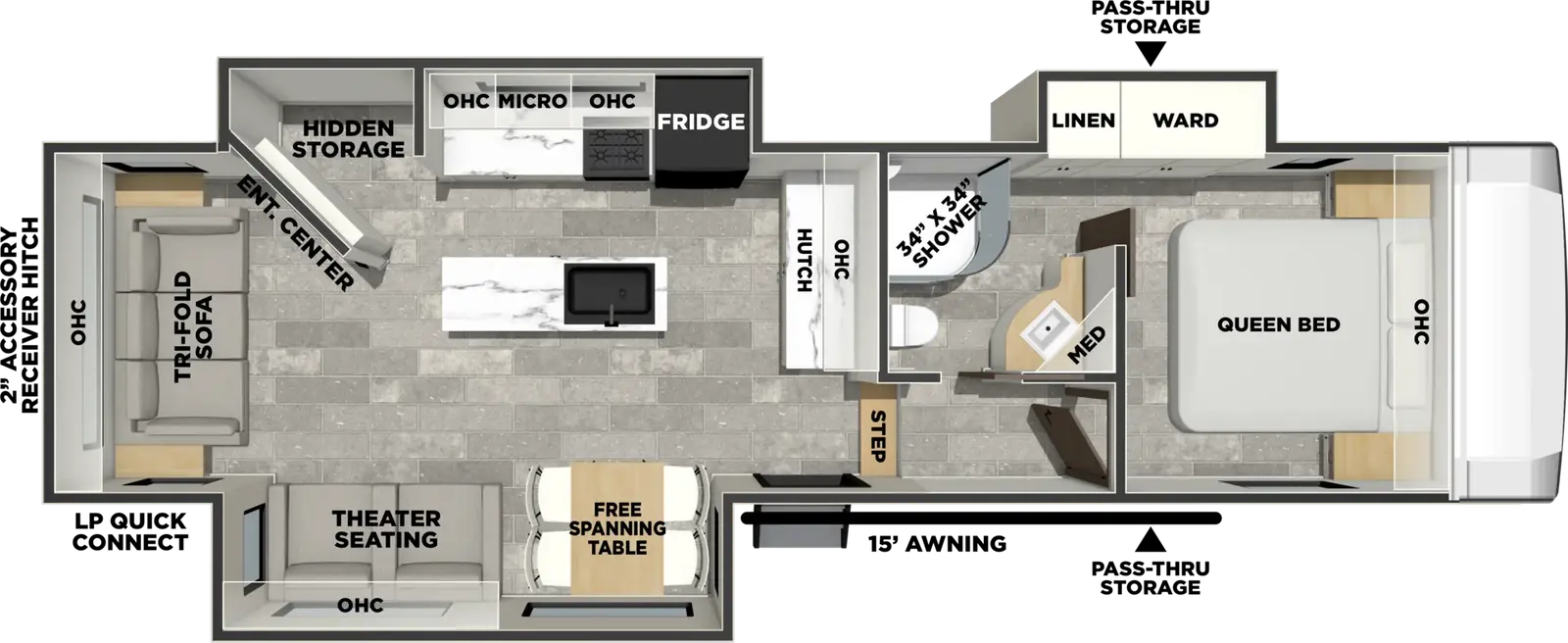 Phoenix 30RLS floorplan