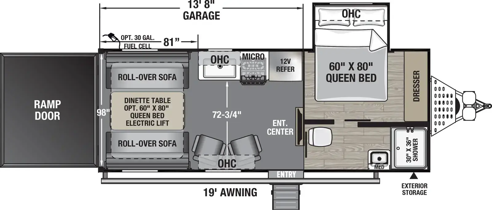Work And Play 21LT Floorplan