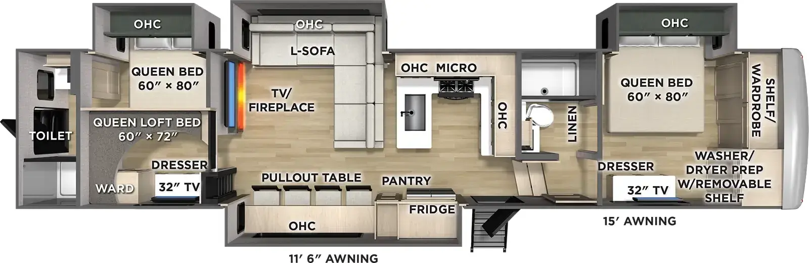 Puma Mesa 377DS Floorplan