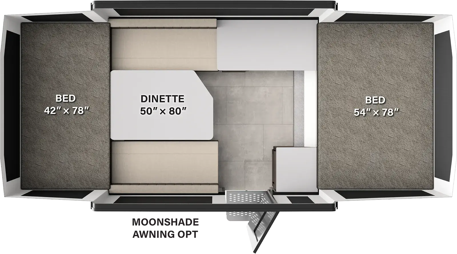 Flagstaff Tent F141OTG Floorplan