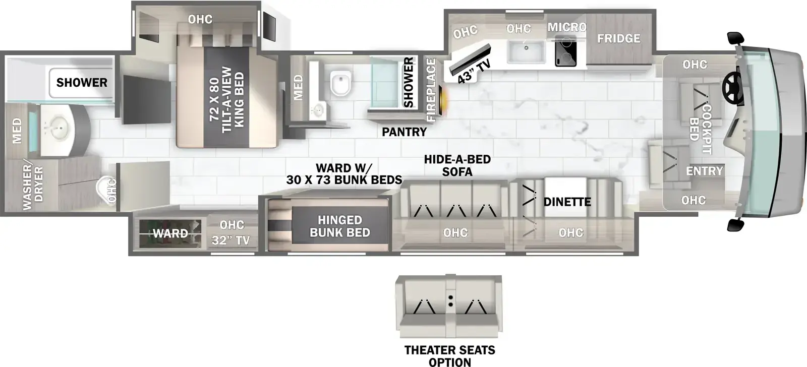 Berkshire 40F - DSO Floorplan