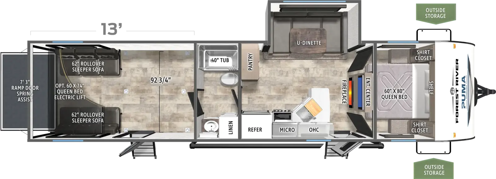 Puma Ambush 29TH Floorplan