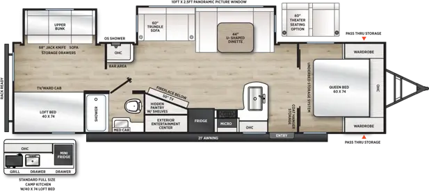 323BHDSCK Floorplan Image