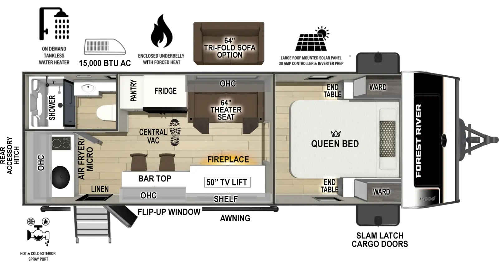 R Pod RP-208 Floorplan