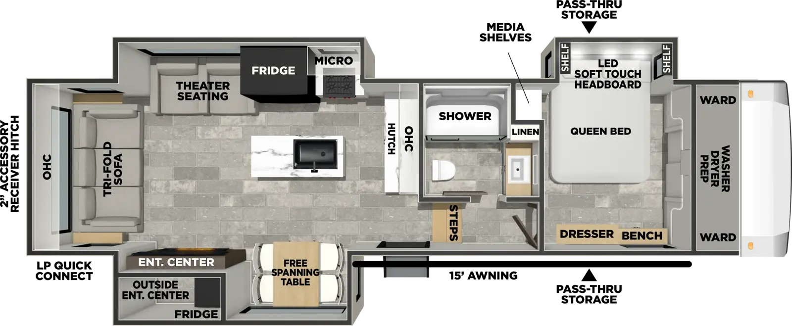 Phoenix 298RLS floorplan
