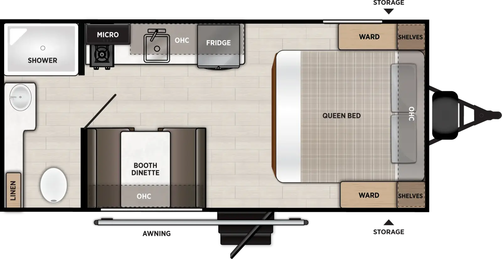 Salem Fsx 164FBLE Floorplan