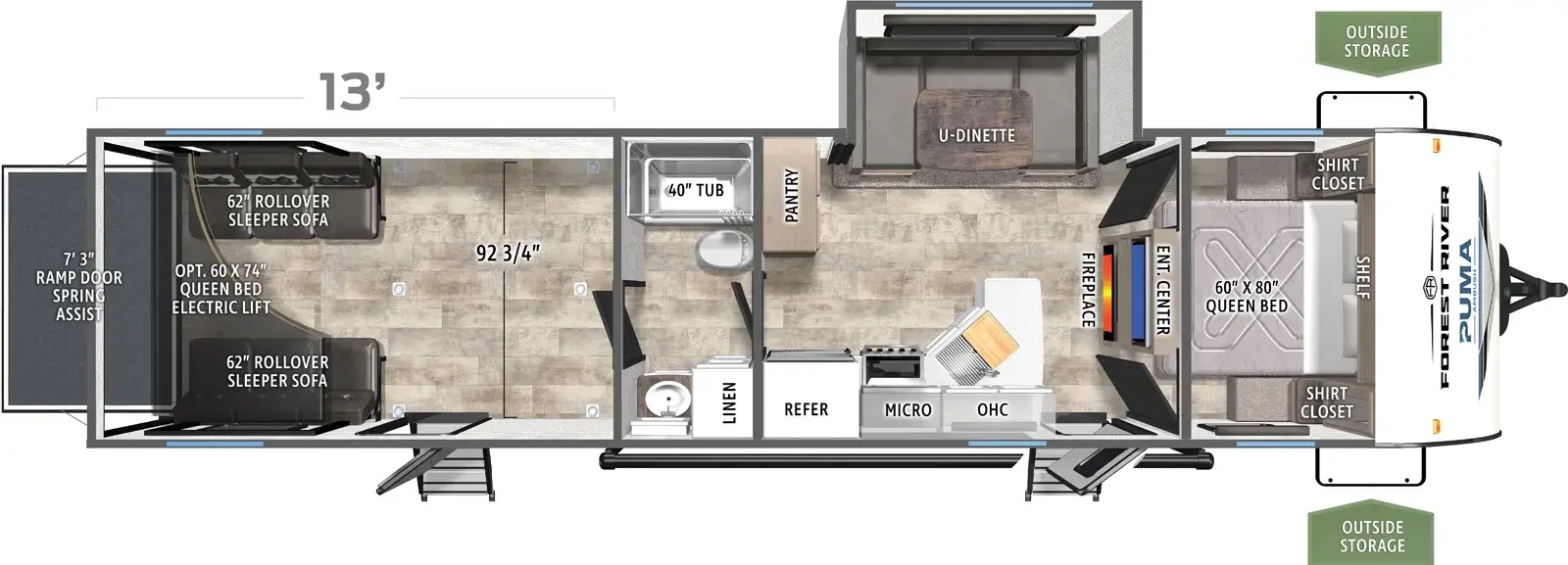 Puma Ambush 29TH floorplan