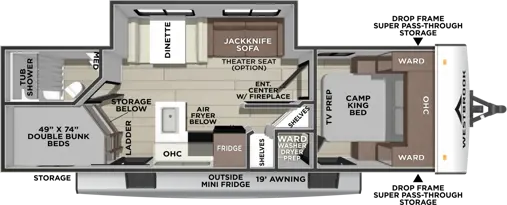 285BHLC Floorplan Image