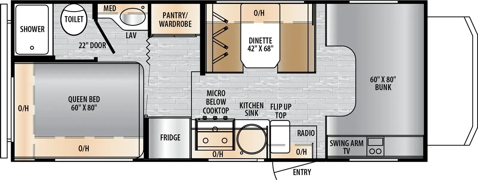 Entrada 210NS floorplan