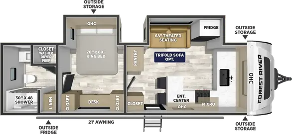 2560FKRB Floorplan Image