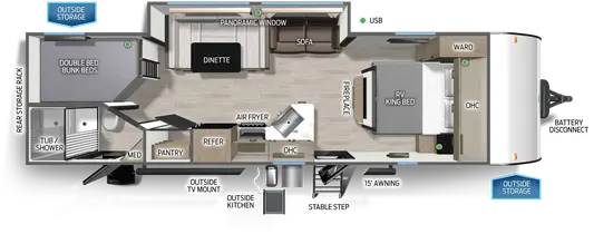 260BHC Floorplan Image