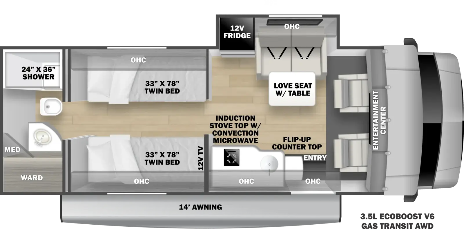 Forester TS2371 Floorplan