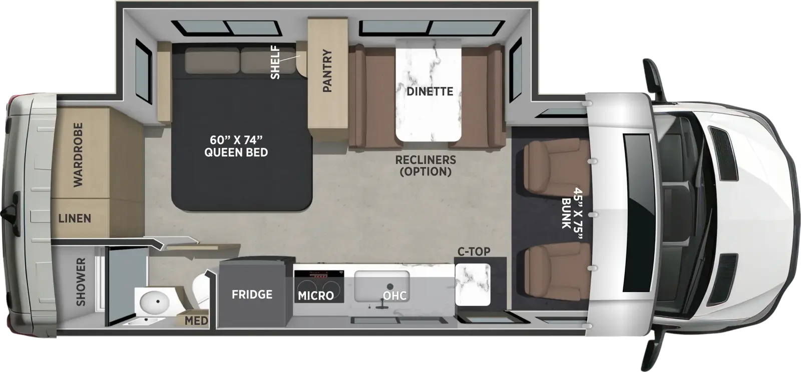 Prism 24FS floorplan