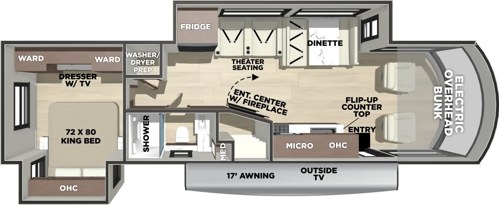 Fr3 Plus 33Z Floorplan