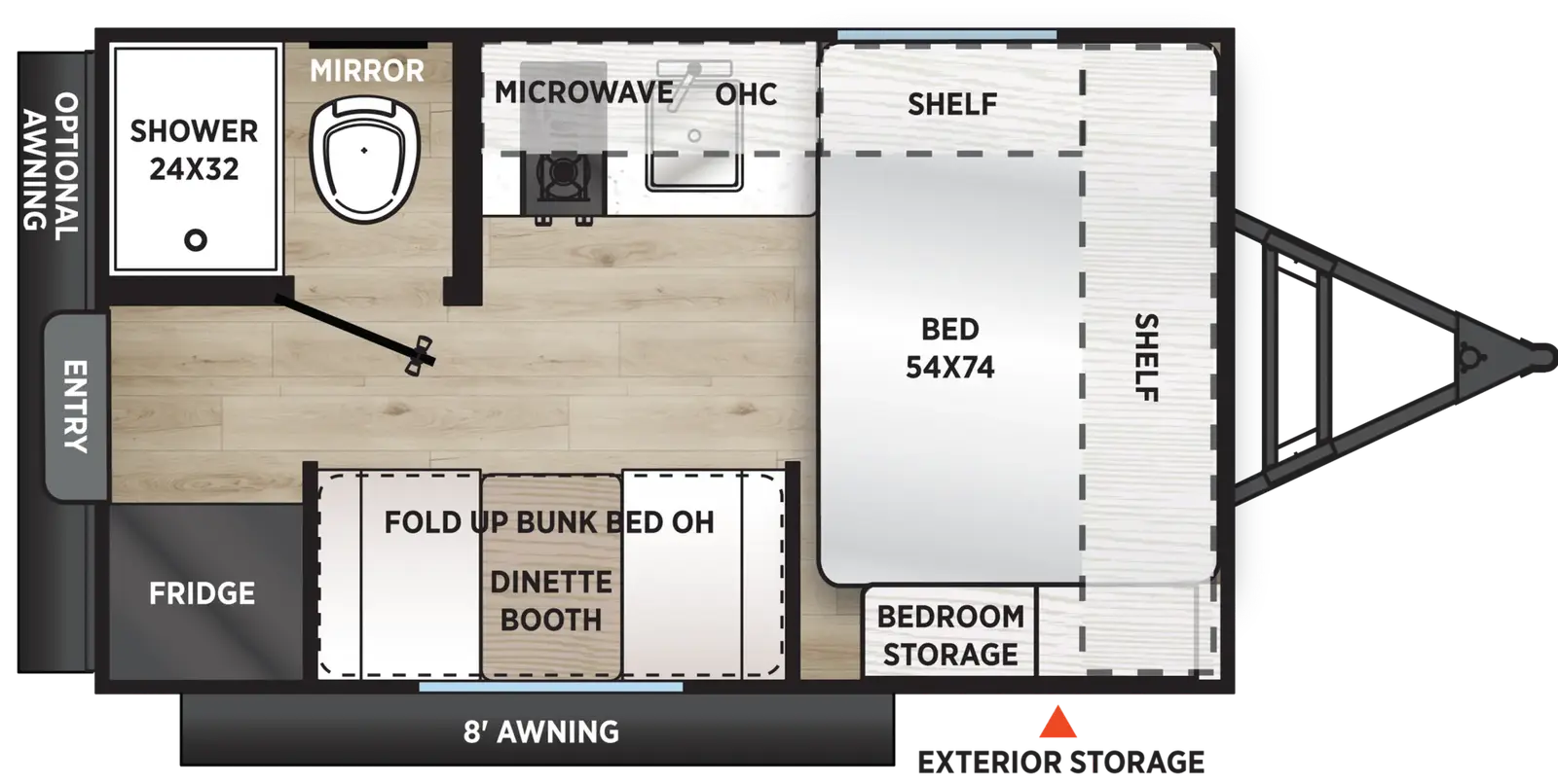 Catalina Summit Series 7 134REX floorplan