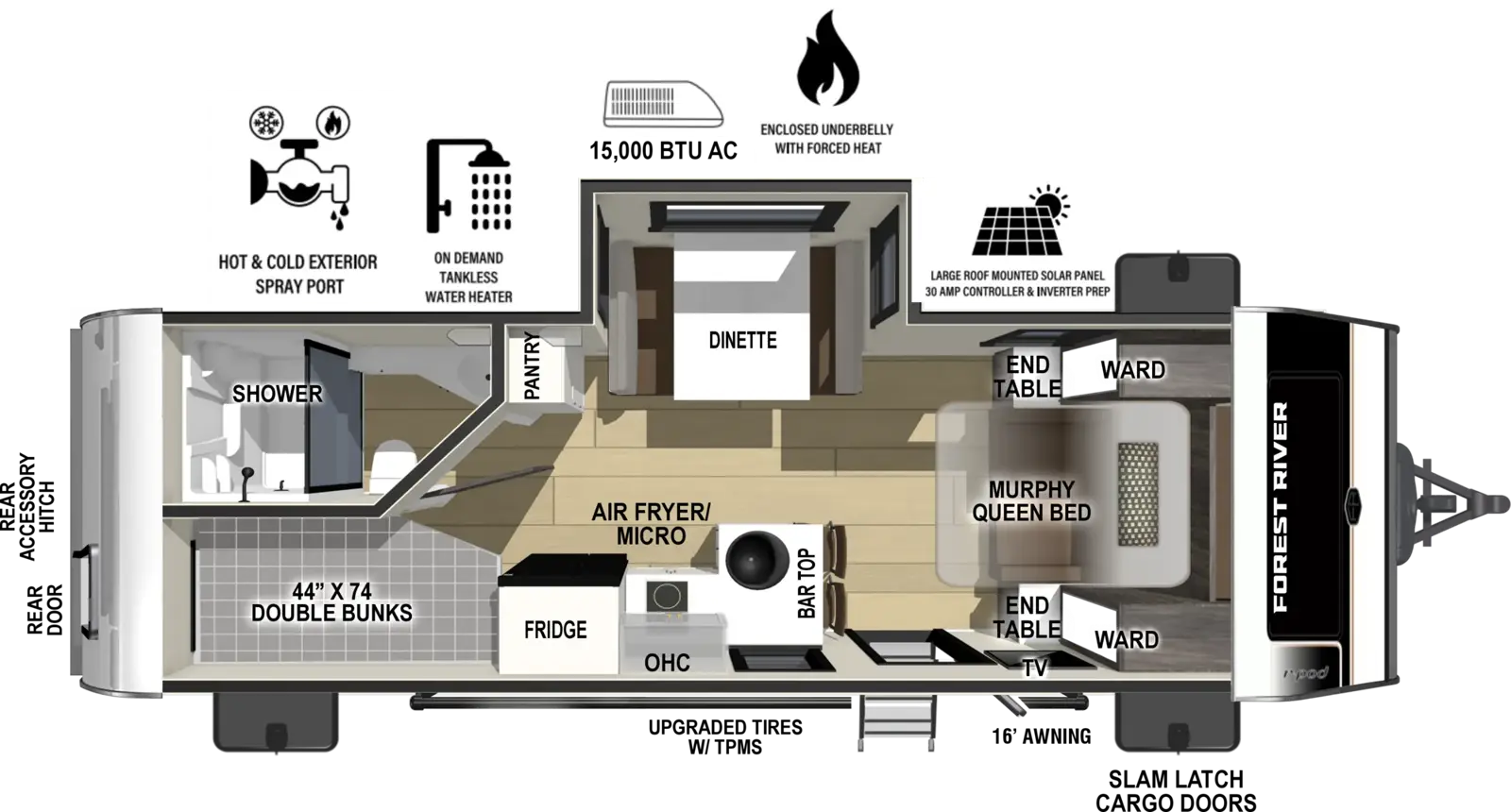 R Pod RP-203 Floorplan