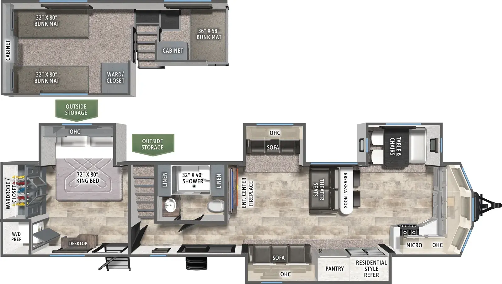 Puma Vista 403LFT floorplan
