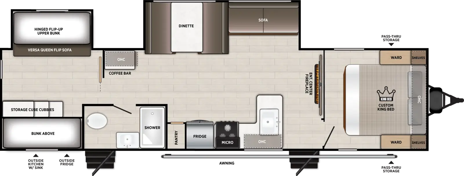 Salem 32BHDS Floorplan