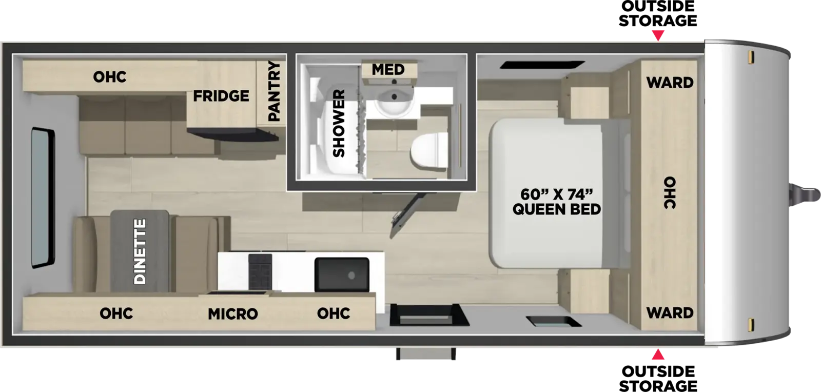 American Spirit Dlx & Compact 5210CK Floorplan