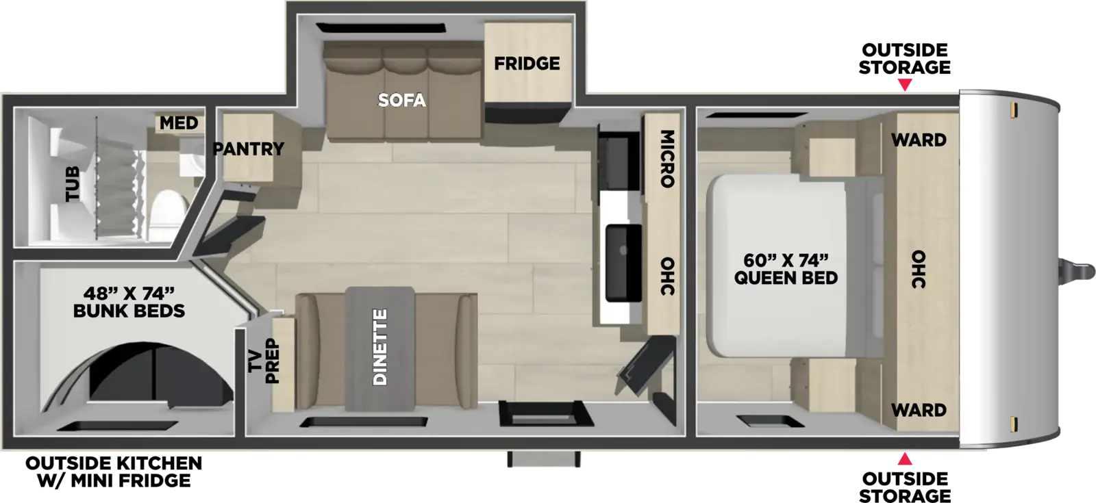 American Spirit Dlx & Compact 5250RS Floorplan