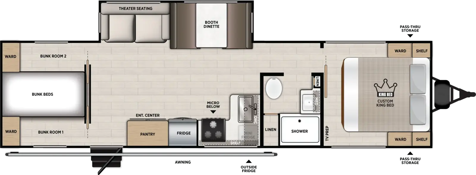 Vibe 2900KB Floorplan