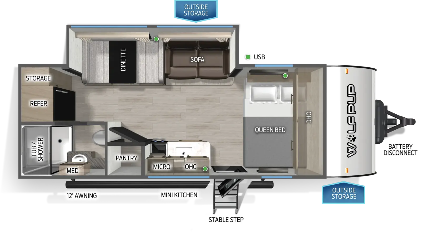Cherokee Black Label 18PBBL floorplan