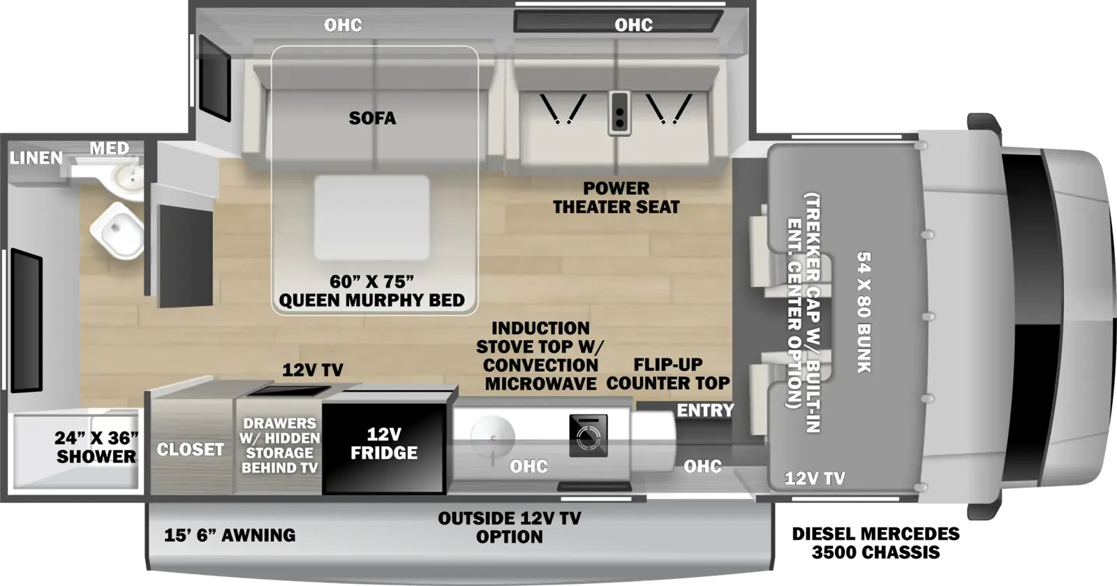 Forester 2401T Floorplan