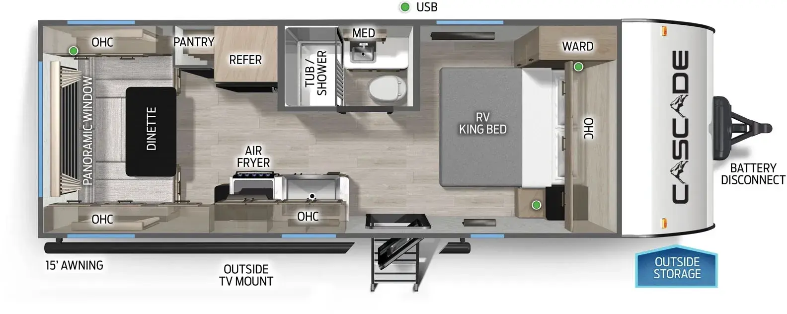 Cascade 20RDSEC floorplan