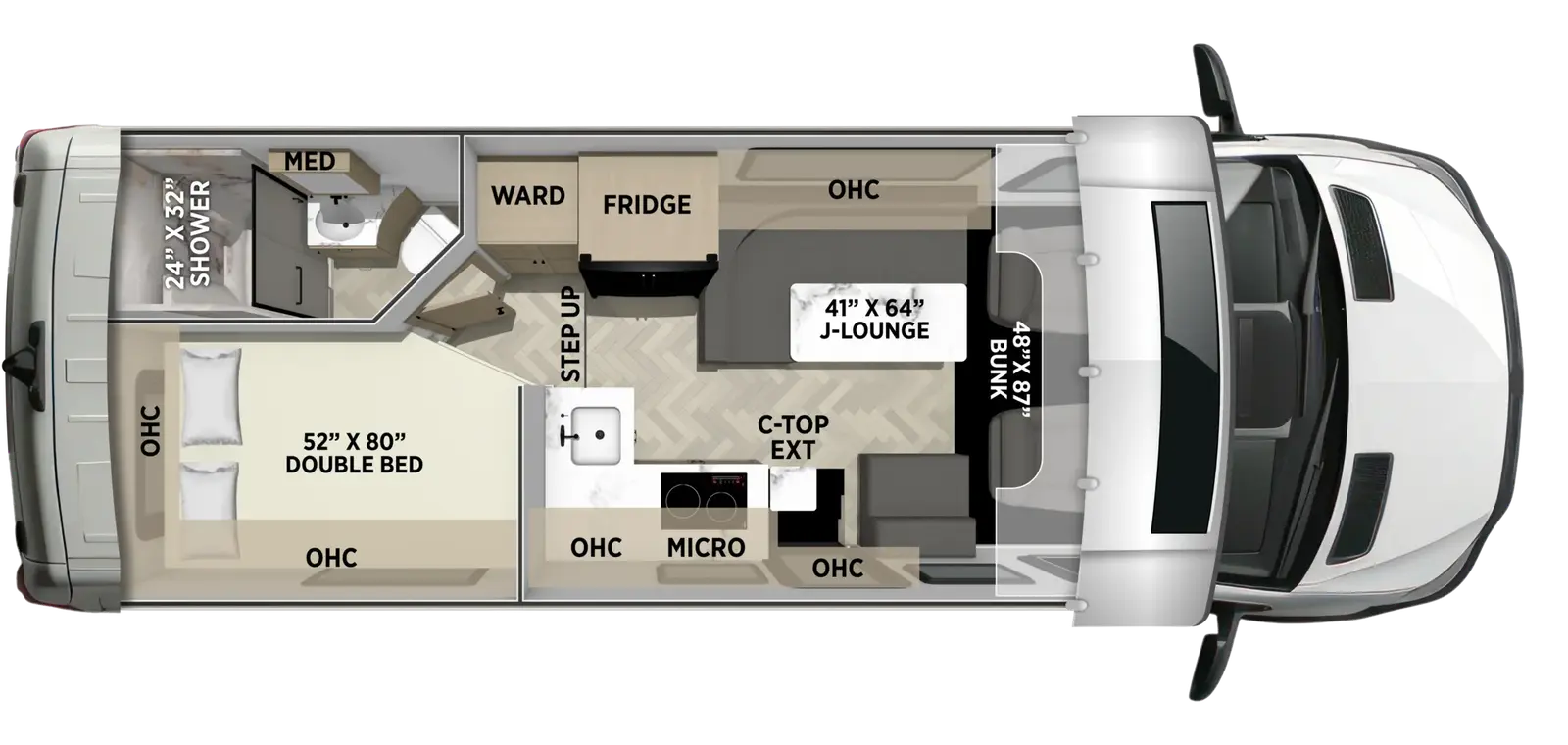Cross Trail 20CB floorplan